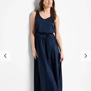 Nic+Zoe Bianca dress in dark indigo
